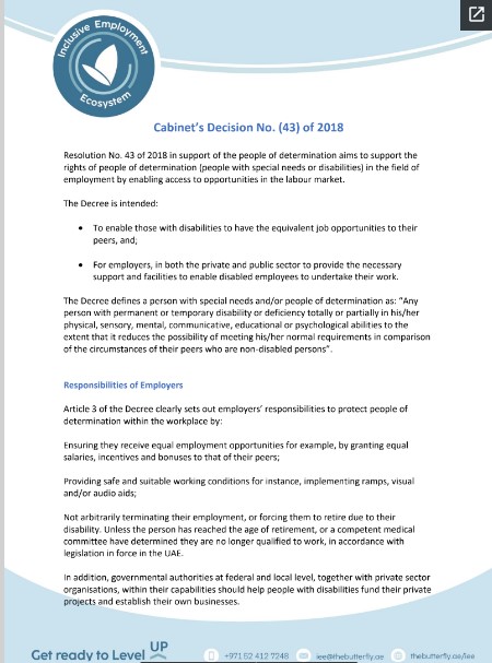 Read more about the article Cabinet’s Decision No. (43) of 2018