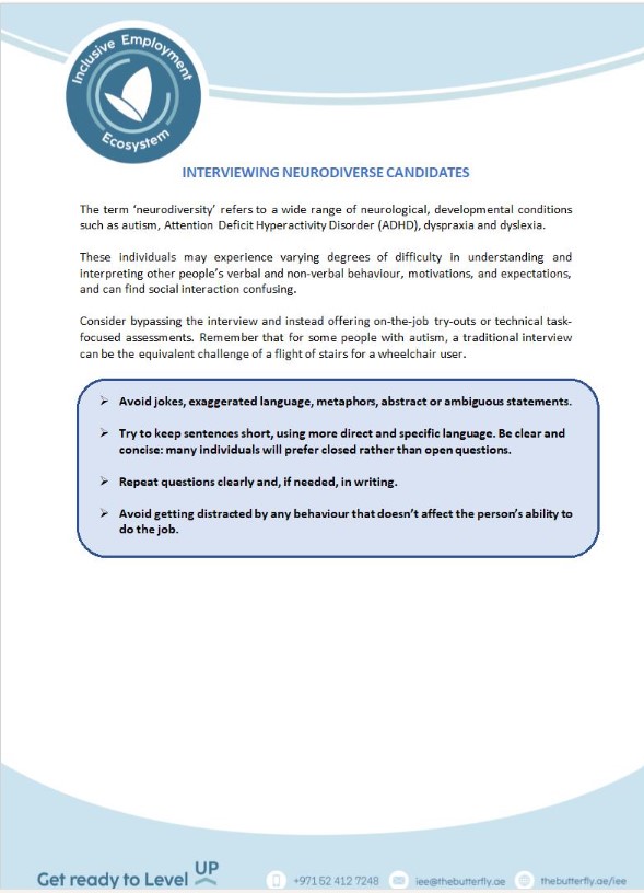 Read more about the article Interviewing neurodiverse candidates