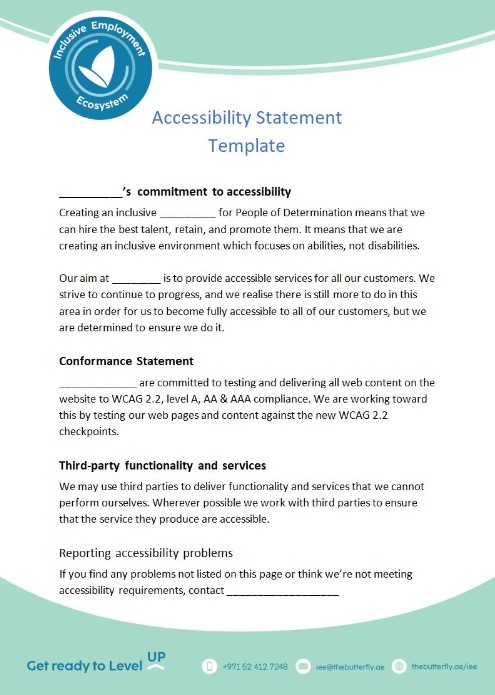 Read more about the article Accessibility Statement Template